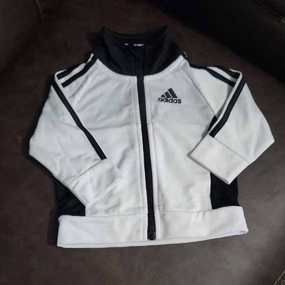 Track Jacket | Adidas | Black and White | Size 3 months - Picture 1 of 5